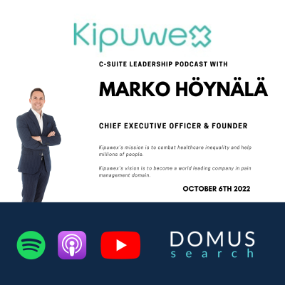 episode Episode 16 - Marko Höynälä - CEO & Founder - Kipuwex artwork