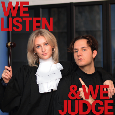 Cover image We Listen & We Judge