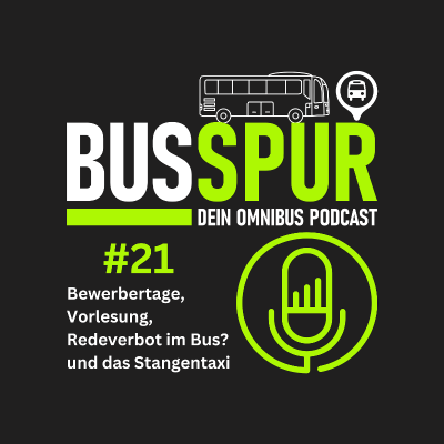 episode Bewerbertage, Vorlesung, Redeverbot im Bus? und das Stangentaxi artwork