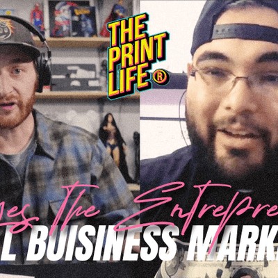 episode SMALL BUSINESS MARKETING with Reyes the Entrepreneur. Grow Your T-shirt Business with Youtube artwork