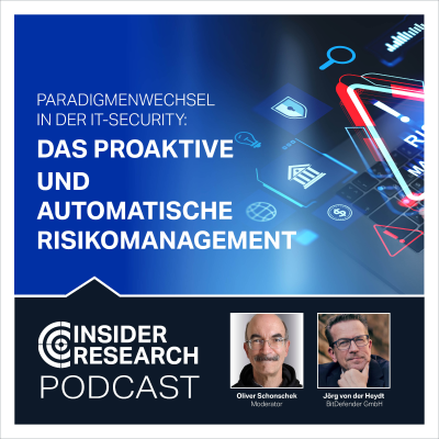 episode Paradigmenwechsel in der IT-Security: Das proaktive und automatische Risikomanagement, mit Jörg von der Heydt von Bitdefender artwork