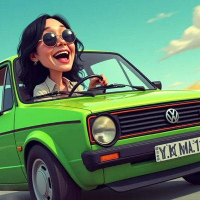 episode VRGT#451 YOKO ONO EN VOLKSWAGEN GOLF artwork