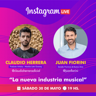 episode La nueva industria de la música - Instagram Live con Claudio Herrera artwork