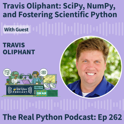 episode Travis Oliphant: SciPy, NumPy, and Fostering Scientific Python artwork
