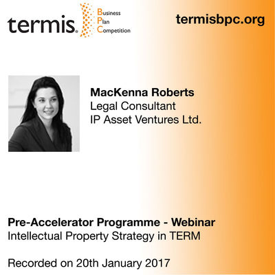 episode Intellectual Property Strategy in TERM (Webinar #4) – Jan 2017 artwork