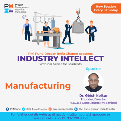 episode PMI Pune Deccan India Chapter Industry Intellect Episode-3: Manufacturing artwork