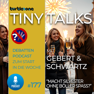 episode Turtlezone Tiny Talks - Macht Silvester ohne Böller Spaß? artwork
