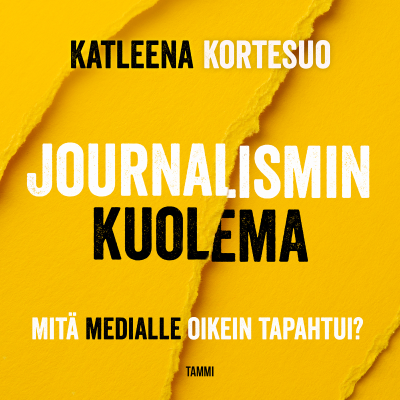 Kansikuva näyttelystä Journalismin kuolema
