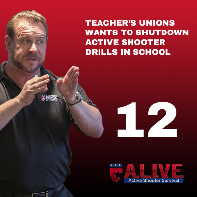 episode Episode 012 | Teacher's Unions Want to Shut Down Active Shooter Drills in Schools artwork