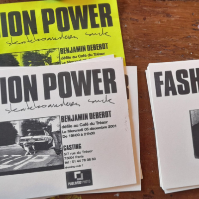 episode FASHION POWER, la mixtape de l'exposition de Benjamin Deberdt / 2001 artwork