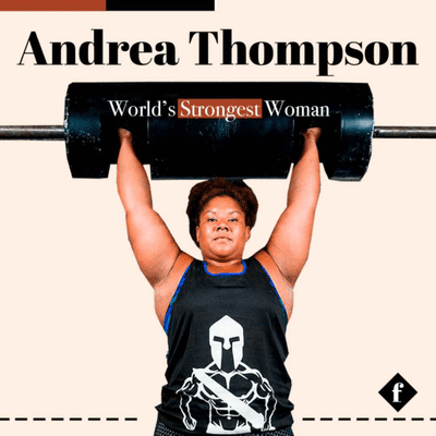 episode World’s Strongest Woman Andrea Thompson artwork