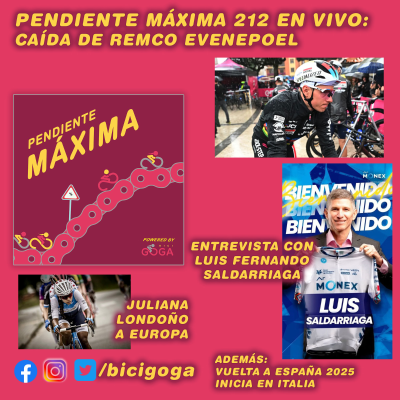 episode PENDIENTE MÁXIMA 212: Caída de Remco Evenepoel artwork