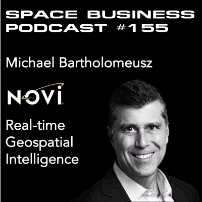 episode #155 | Real-time Geospatial Intelligence | Michael Bartholomeusz, Novi Space artwork