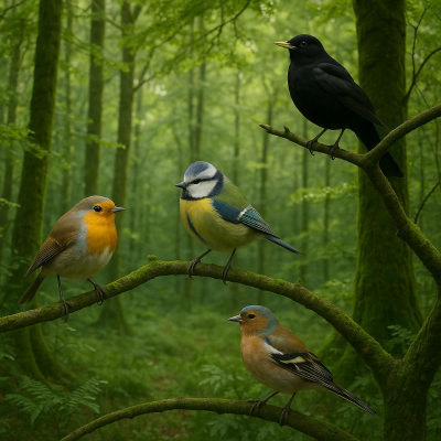 episode Nature Birds in Woods Sounds to Relax and Focus artwork