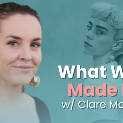 episode 84. What Was I Made For? - Billie & Barbie w/ Clare McCallan artwork