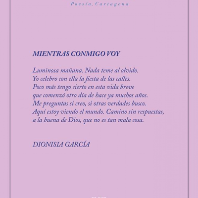 episode LAS PERSONAS DEL VERBO: HOMENAJE A DIONISIA GARCÍA EN DESLINDE 2018 artwork