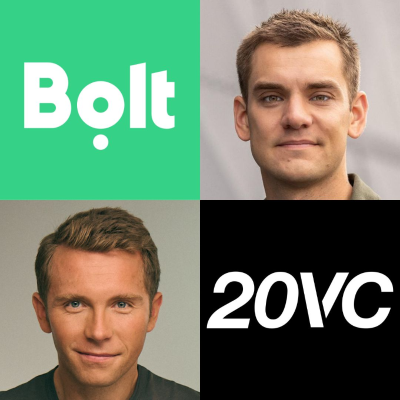 episode 20VC: Bolt; The Most Insane Story in Startups | Turning a $5K Loan into an $8BN Company | Why Every VC Turned Down One of Europe's Biggest Winners | Competing with Uber & The Future of Micromobility and Self-Driving artwork