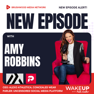 episode Amy Robbins, Free Speech and Streamlined Social Media, Parler artwork