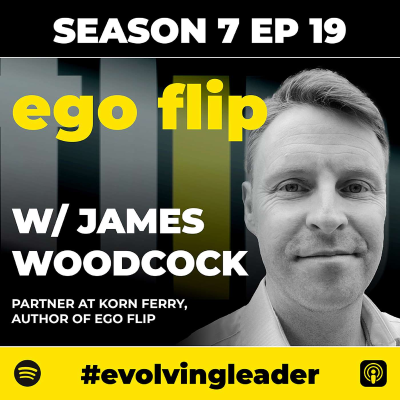 episode ‘Ego Flip’ with James Woodcock artwork