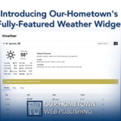 episode Introducing Our-Hometown's Fully-Featured Weather Widget artwork