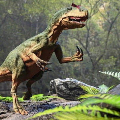 episode Dino Time—Allosaurus artwork