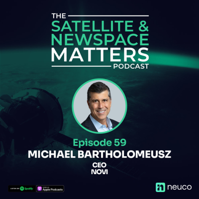 episode Democratising Earth Observation Data - Episode 59 - Michael Bartholomeusz, CEO of NOVI artwork