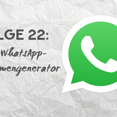 episode Der WhatsApp-Themengenerator #01 (Folge 22) artwork