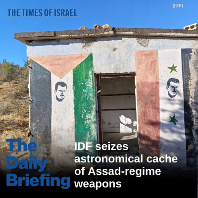 episode Day 647 - IDF seizes astronomical cache of Assad-regime weapons artwork