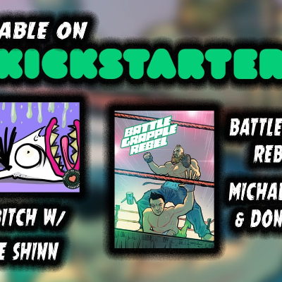 episode Available on Kickstarter #05: Demon Bitch & Battle Grapple Rebel artwork