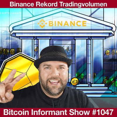 episode #1047 XRP Coinbase Sammelklage, US-Banken Stablecoins Zulassung, Binance Tradingvolumen Rekord artwork