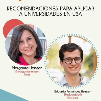 episode Recomendaciones para aplicar a Universidades en USA - Eduardo Fernández Heinsen artwork