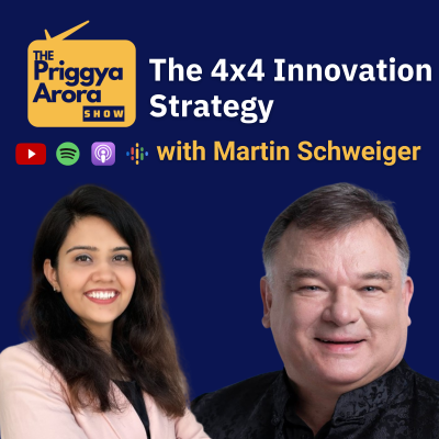 episode The 4x4 Innovation Strategy with Martin Schweiger | The Priggya Arora Show 61 artwork