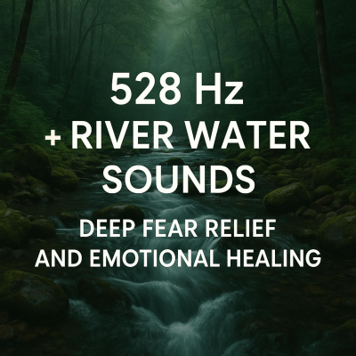 episode 528 Hz + River Water Sounds | Deep Fear Relief and Emotional Healing artwork