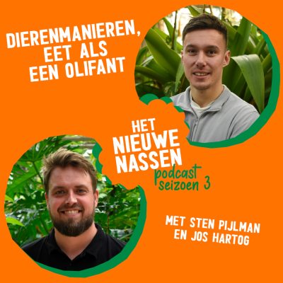 episode S3.05 Dierenmanieren, eet als een olifant met Sten Pijlman en Jos Hartog van Diergaarde Blijdorp artwork