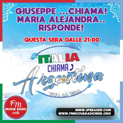 episode "Italia chiama Argentina" 16 ottobre 2023. In studio Giuseppe. artwork
