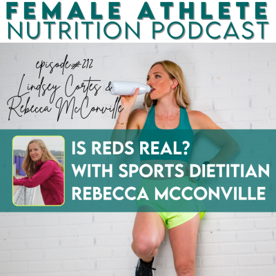 episode 212: Is REDS Real? with Sports Dietitian Rebecca McConville artwork