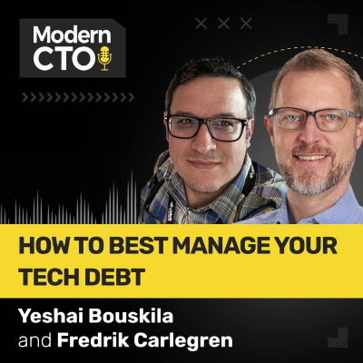 episode How to Best Manage Your Tech Debt with Fredrik Carlegren and Yeshai Bouskila from Toshiba artwork