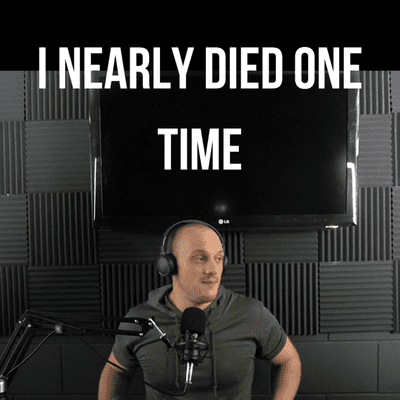 episode The Time I Nearly Died - Lewis Quinn 005 artwork