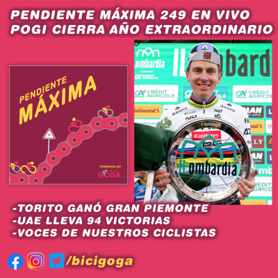 episode PENDIENTE MÁXIMA 249 ✨ "Pogi" cierra un año extraordinario artwork