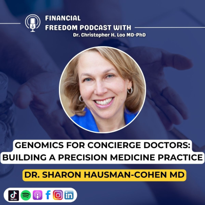 episode 🧬 Precision Genomics for Physicians with Dr. Sharon Hausman-Cohen, MD | IntellxxDNA artwork