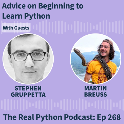 episode Advice on Beginning to Learn Python artwork