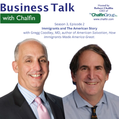 episode Season 3, Episode 2 Immigrants and The American Story with Gregg Coodley, MD, author of American Salvation, How Immigrants Made America Great. artwork