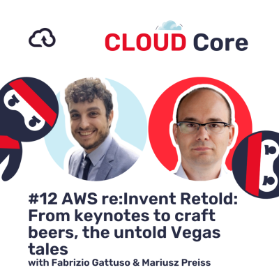 episode CLOUD Core #12: AWS re:Invent Retold: From keynotes to craft beers, the untold Vegas tales artwork