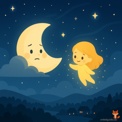 episode Der kleine Mond, der sich fürchtete | „Gute Nacht“-Geschichte artwork