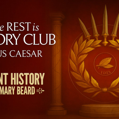 episode Julius Caesar, with Mary Beard artwork