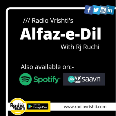 episode Alfaz-e-Dil S03 Ep04 | Open Mic | Radio Vrishti | Rj Ruchi | 3rd July,2021 artwork