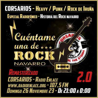 episode Corsarios_RecuperamosEspecialRockNavarro_Dom26Nov23 artwork