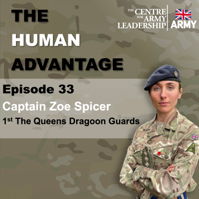 episode The Human Advantage Episode 33- The First, But Not the Last: Insights from Captain Zoe Spicer, QDG artwork