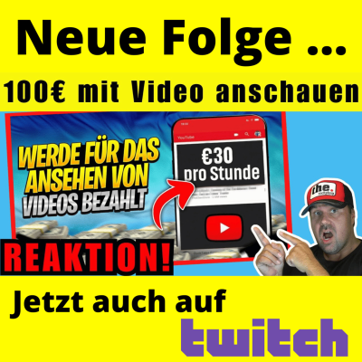 episode Mit Video anschauen Geld verdienen - Online Geld verdienen im Internet 💵 | @michaelkotzur Reaktion artwork