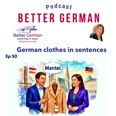 episode 50 German Clothes Words and Simple Sentence Practice artwork